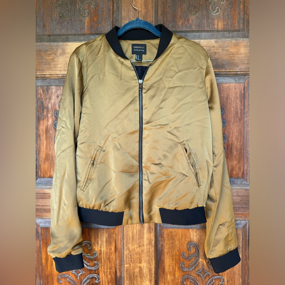 F21 contemporary bomber jacket
